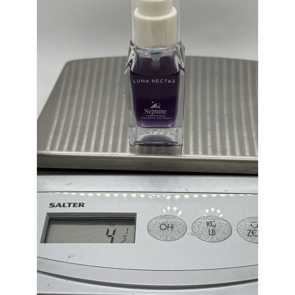 Luna Nectar NEPTUNE Hydrate & Blur W/Hyaluronic Acid,Helichrysum & Green Tea New